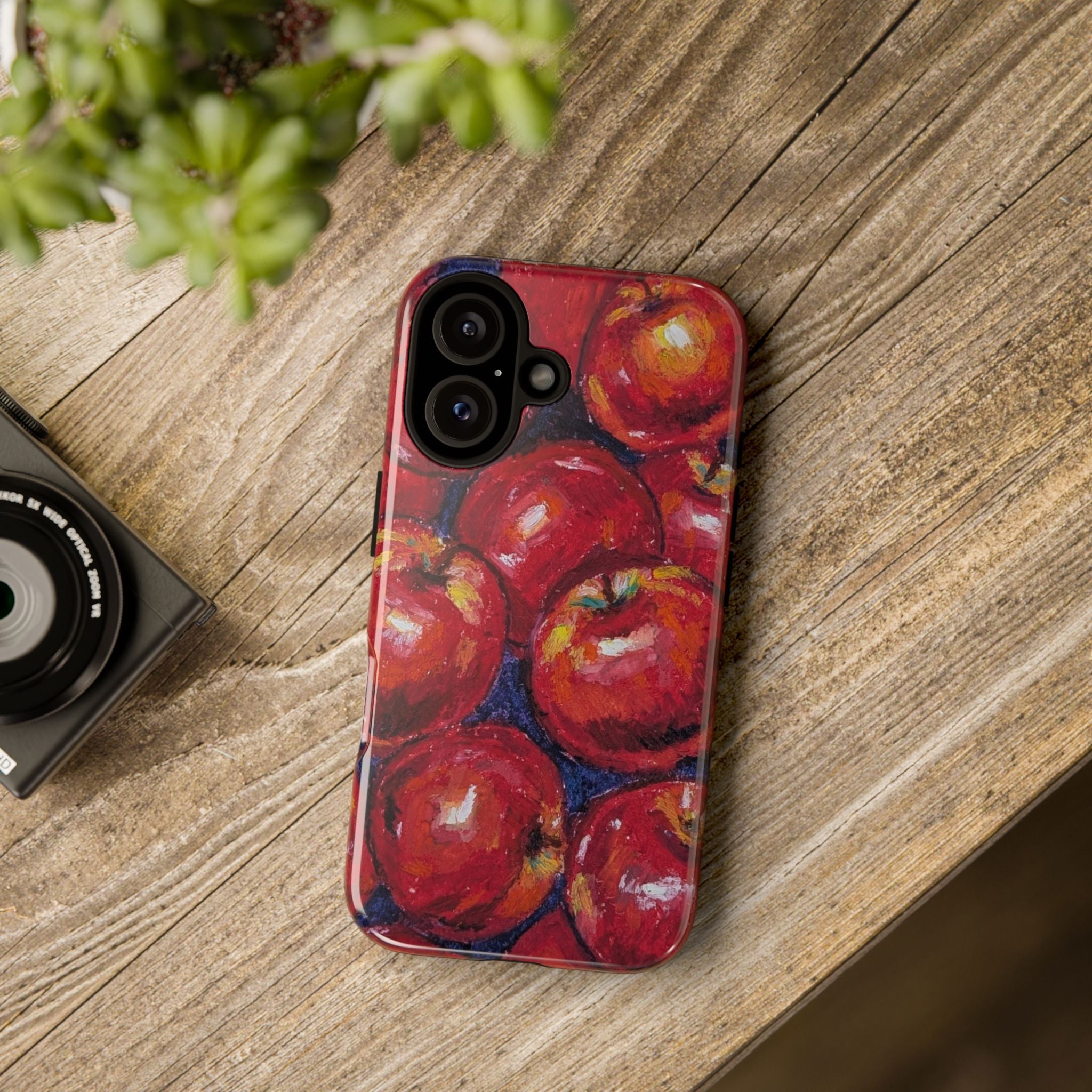 Apple Orchard Phone Case — Red Apple Art Protective Cover